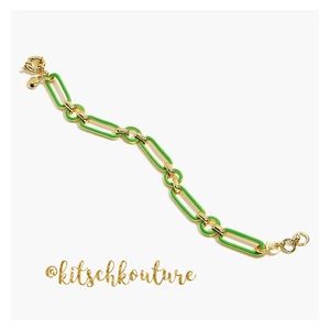 J. Crew Enamel Link Bracelet
